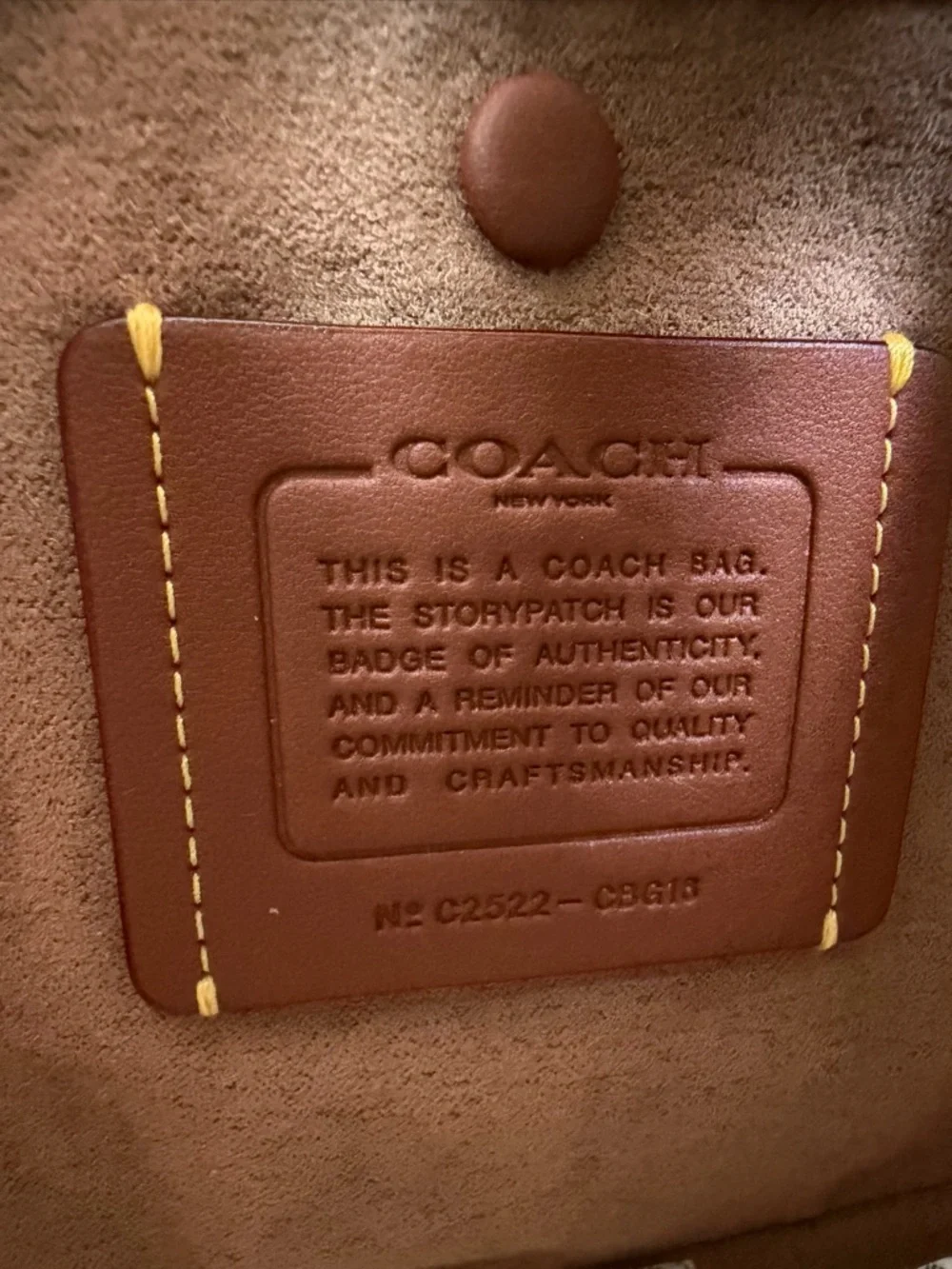 NWT COACH Jonie Bag 22 Glovetanned Leather Cream Pink Crossbody Shoulder CBG16 - Picture 9 of 15